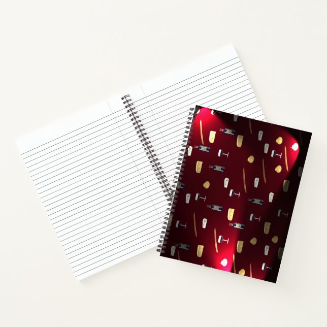 Foods Delight Cranberry Lights Notebook (Inside)