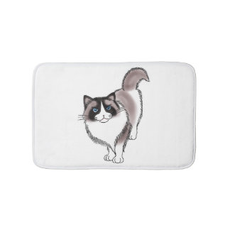 FooFooCat: Sassy Ragdoll Bath Mat