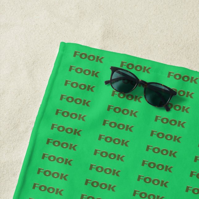Fook beach towel (In Situ)