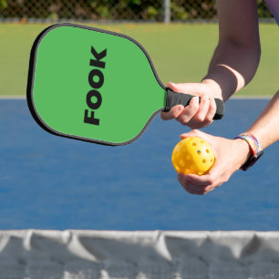 Fook black pickleball paddle carbon