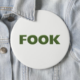 Fook white colassal button