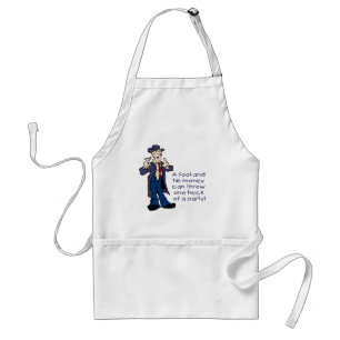 Fool and His Money Standard Apron
