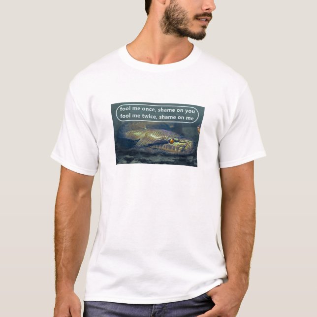 Fool Me Twice (light) T-Shirt (Front)