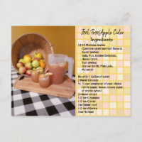 Fool Proof Apple Cider Recipe Card