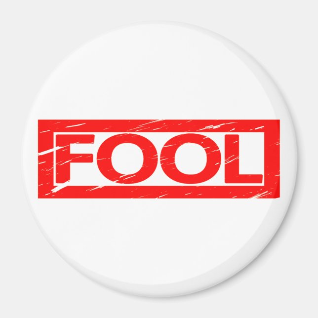 Fool Stamp Magnet (Front)