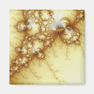 Fools Gold - Fractal Art Magnet