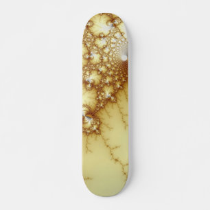 Fools Gold - Fractal Art Skateboard