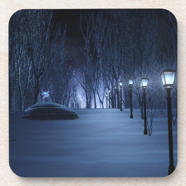 Fool's Light Cork Coaster (Front)