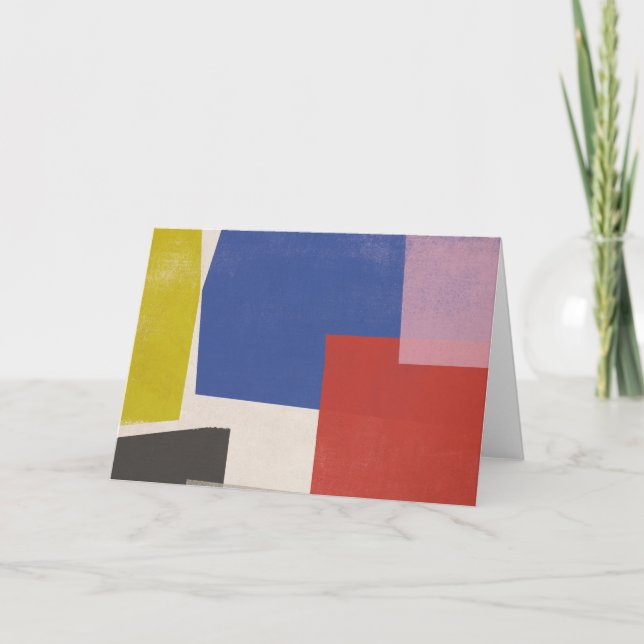 Foolscap - Modern Colorblocks Card (Front)