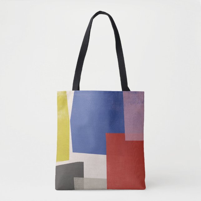 Foolscap - Modern Colorblocks Tote Bag (Front)