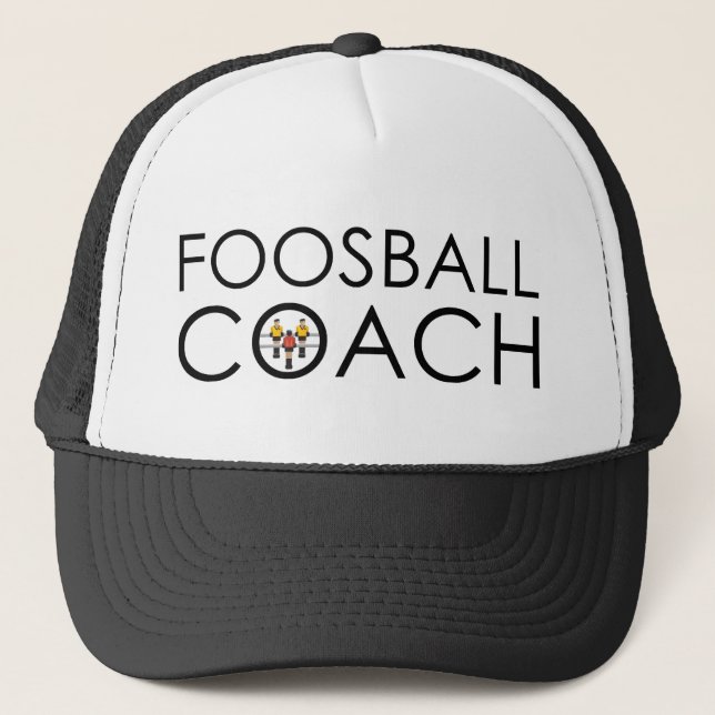 Foosball Coach Trucker Hat (Front)