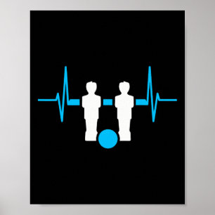 Foosbyll Table Soccer Heartbeat Poster