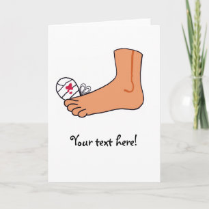 Foot-2 Broken Toe Card