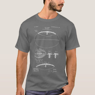 Foot Ball 1903 Patent vintage Gift for Football Lo T-Shirt