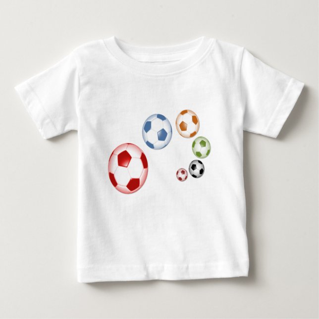 foot balls baby T-Shirt (Front)