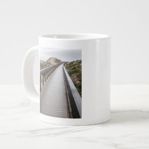 Foot Bridge at Oso Flaco Lake State Park Large Coffee Mug