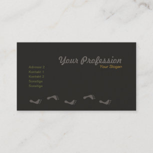 foot care business card