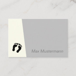 foot care business card