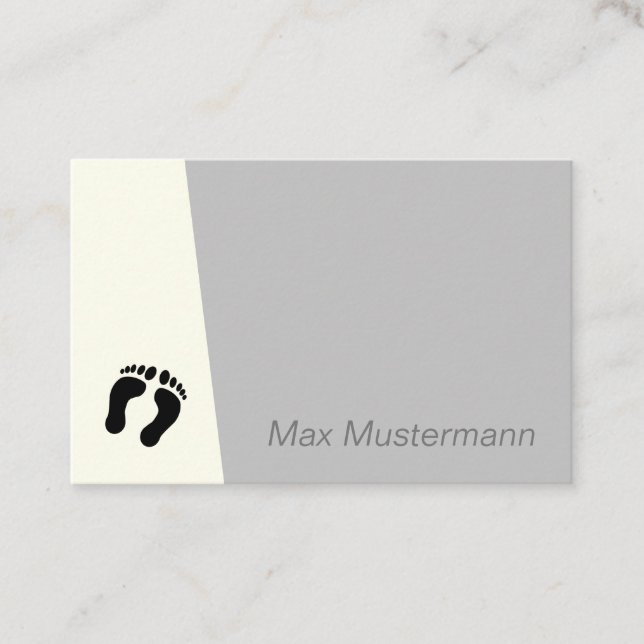 foot care business card (Front)
