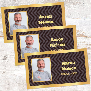 Foot Care Photo Business Card