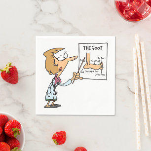 Foot Doctor Paper Napkins