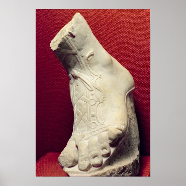 Foot from a statue poster (Front)