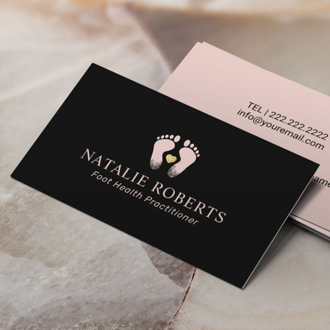Foot Massage Practitioner Podiatrist Spa Business Card (Creator Uploaded)