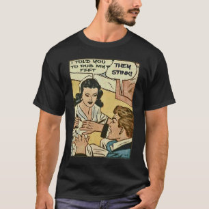 Foot Massage Rub Feet Rubbing Retro Spa T-Shirt