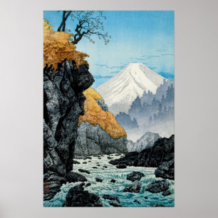 Foot of Mount Ashitaka by Hiroaki Takahashi (1932) Poster