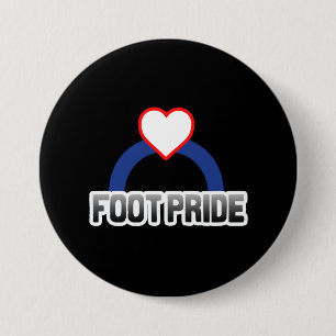 Foot Pride 7.5 Cm Round Badge