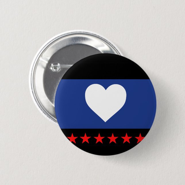 Foot Pride Flag 6 Cm Round Badge (Front & Back)