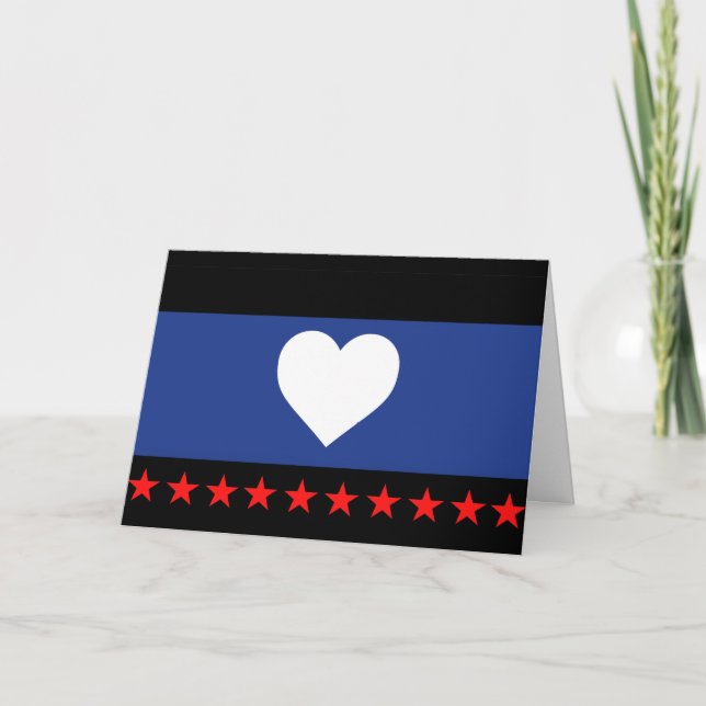 Foot Pride Flag Card (Front)