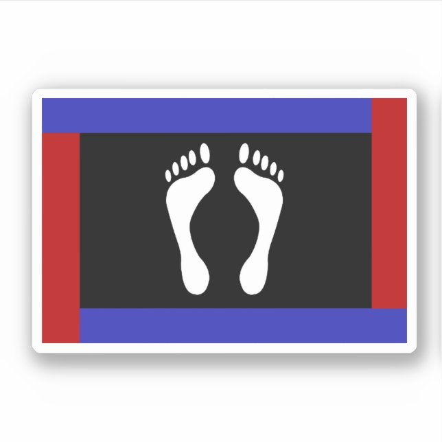 Foot Pride Flag (Footprint) (Front)