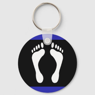Foot Pride Flag (Footprint) Key Ring