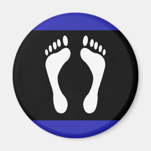 Foot Pride Flag (Footprint) Magnet