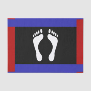 Foot Pride Flag (Footprint) Tissue Paper