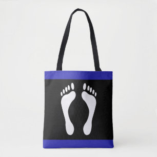 Foot Pride Flag (Footprint) Tote Bag