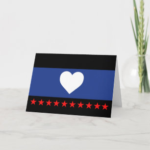 Foot Pride Flag Holiday Card