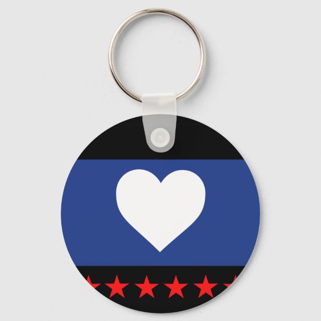 Foot Pride Flag Key Ring (Front)