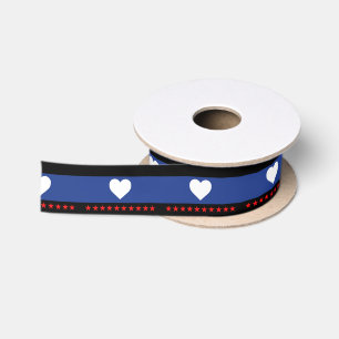 Foot Pride Flag Satin Ribbon