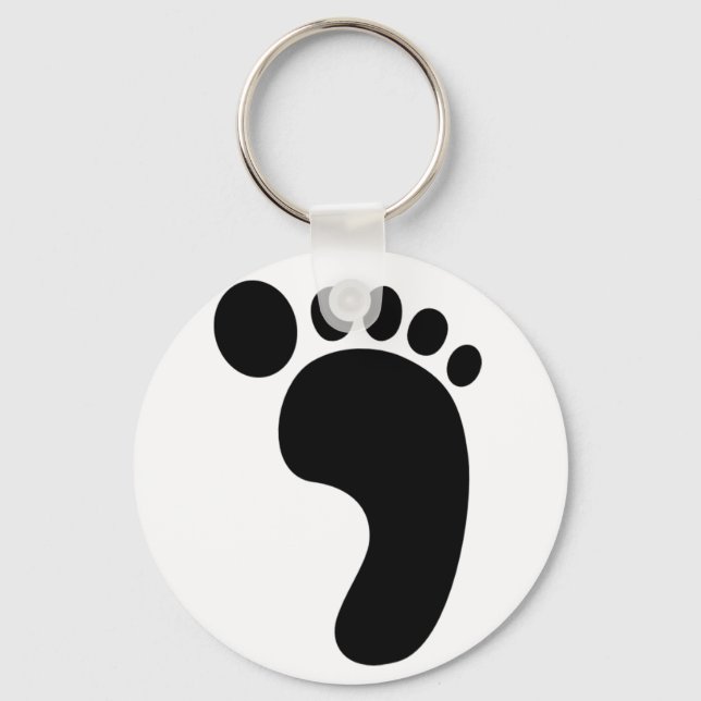 Foot Print Key Chain (Front)