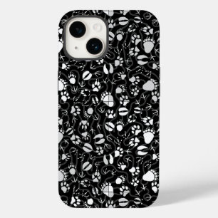 Foot prints 01.b. Black BG Case-Mate iPhone 14 Case