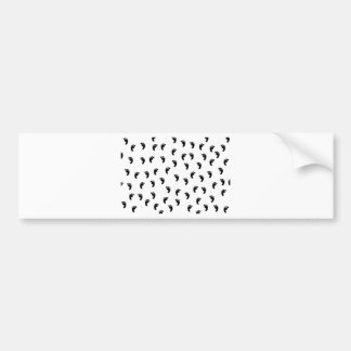 Foot Prints Bumper Sticker