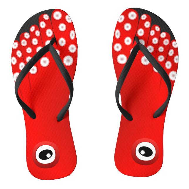 Foot Shaped Octopus Jandals (Footbed)