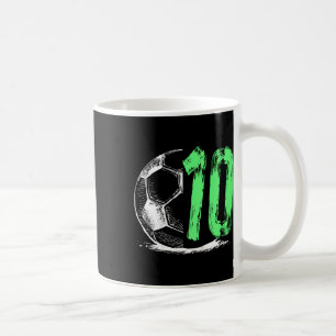 Football 10 Years Old Boy Birthday Party Coffee Mug