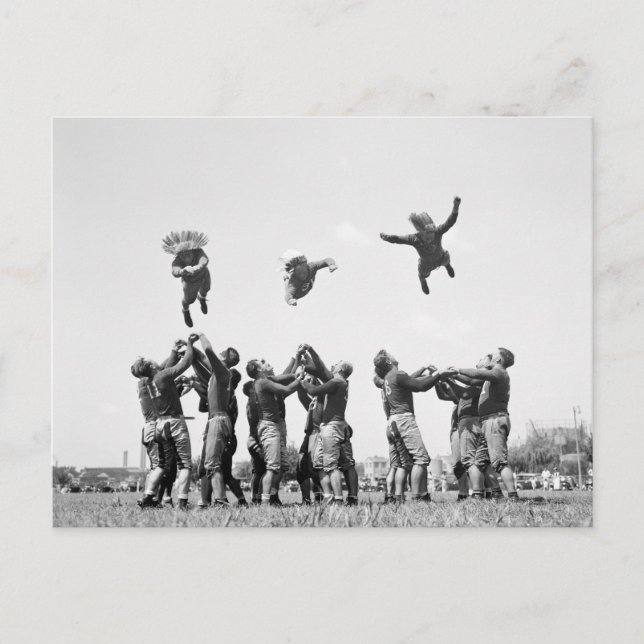 Football, 1930s postcard (Front)