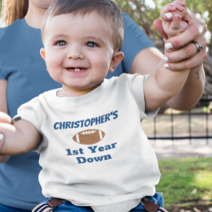 Football 1st Birthday Baby T-Shirt