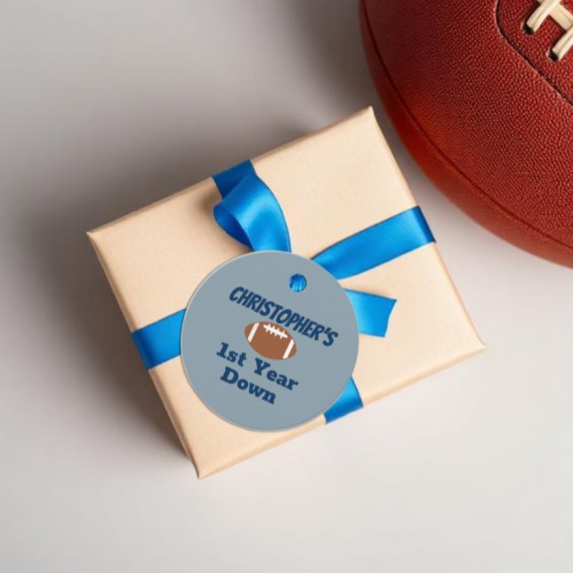 Football 1st Birthday Favour Tags (Creator Uploaded)