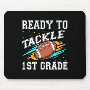 Football 1st First Grade First Day Of School Back Mouse Pad