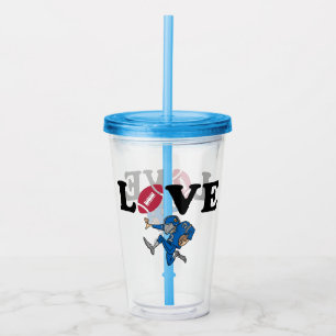 Football Acrylic Tumbler